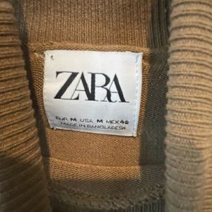 Zara man light brown cardigan